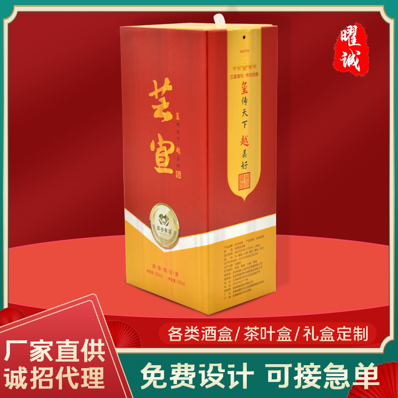 【定制】白酒盒包裝定制專業(yè)設(shè)計(jì)酒盒方案瓦楞紙制白酒包裝盒廠家